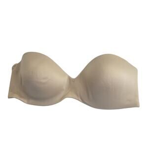 Maidenform Self Expressions Beige Full Coverage Strapless Underwire Bra Size 34C